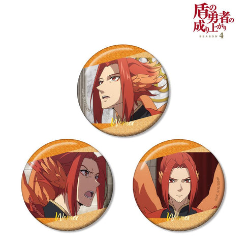 『盾の勇者の成り上がり Season 4』ヴァルナール 場面写グリッター缶バッジ3個セット